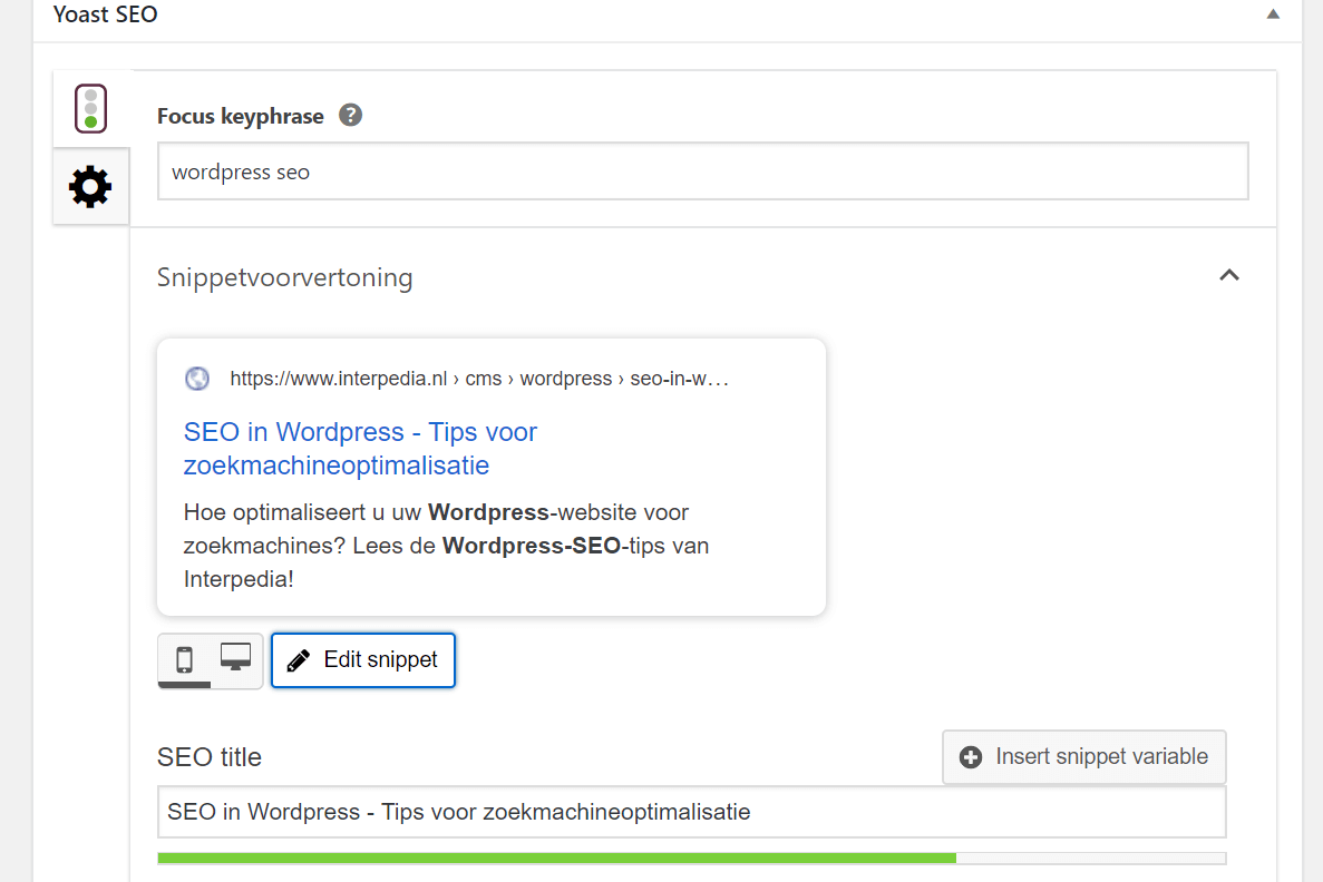 seo verbeteren wordpress