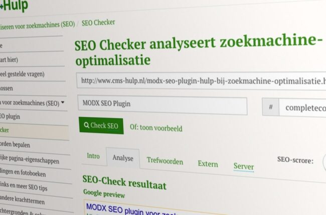 trefwoorden voor website